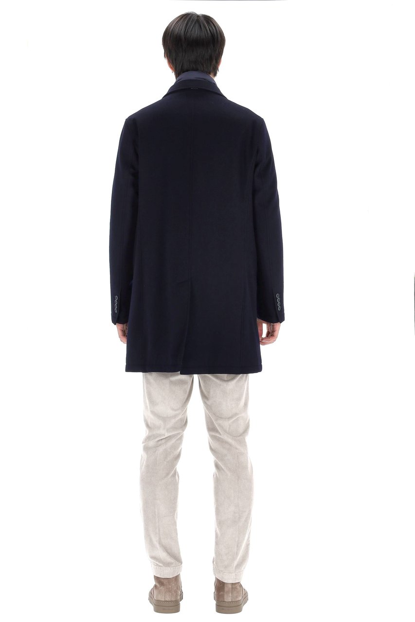 Herno Padded Virgin Wool Coat Zwart