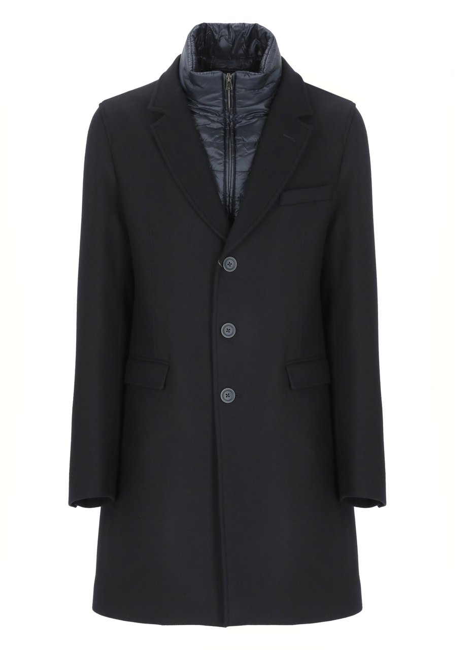 Herno Coats Blue Blauw