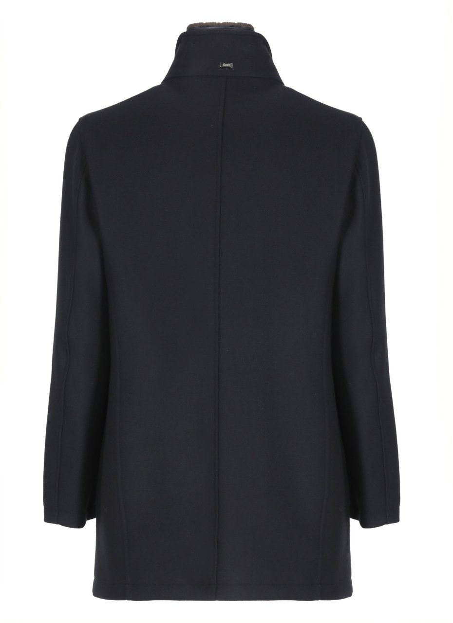 Herno Coats Blue Blauw