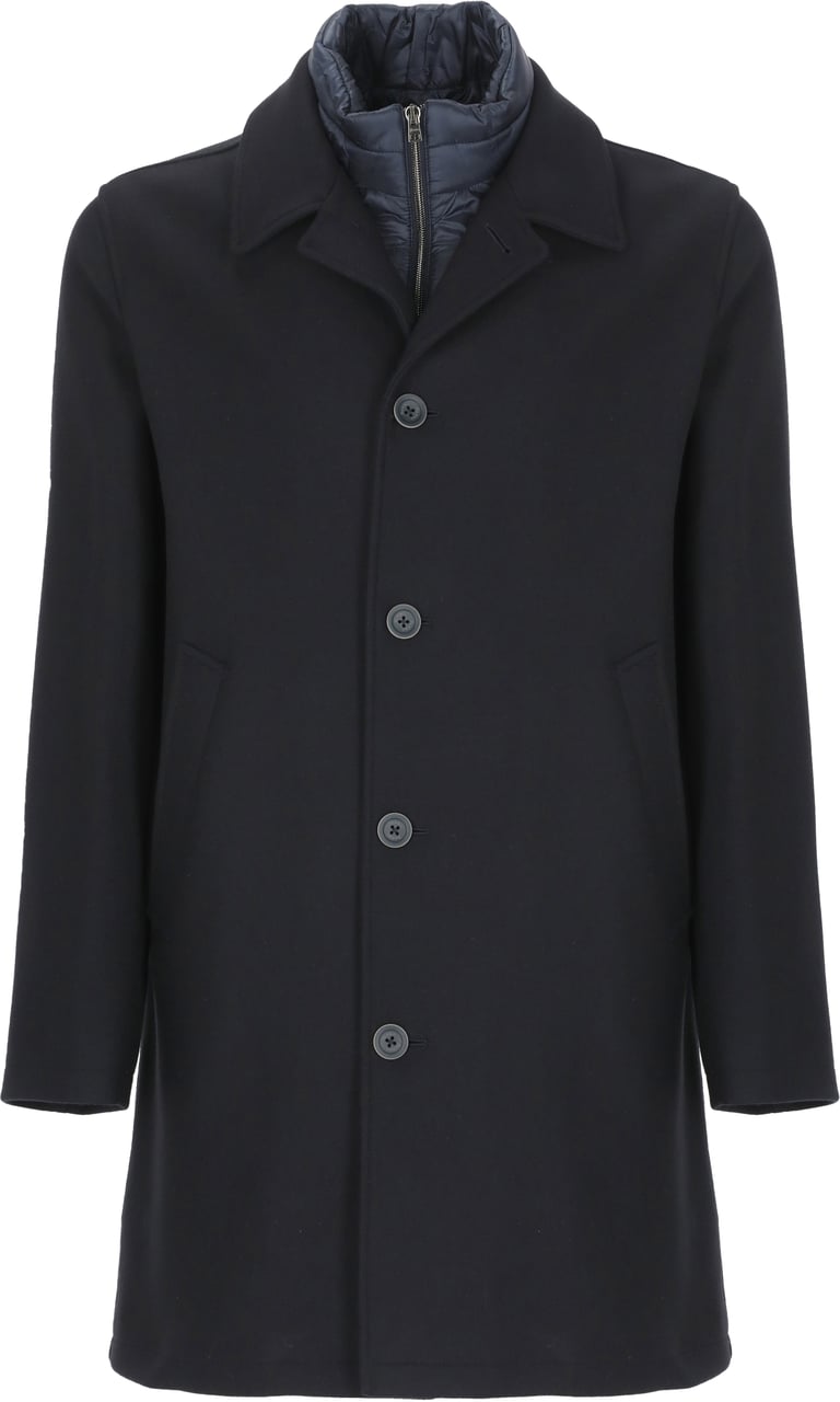 Herno Coats Blue Blauw
