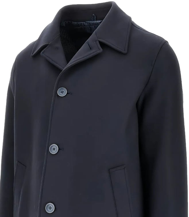 Herno Coats Blue Blauw