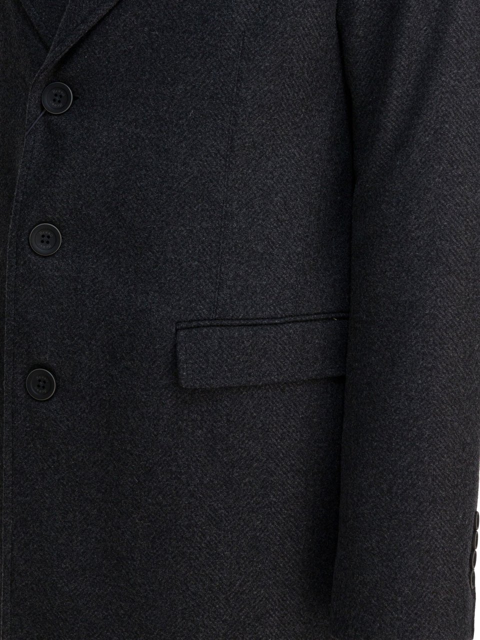 Herno Wool coat with vest Grijs