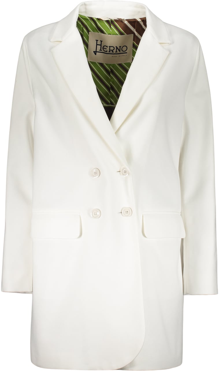 Herno Double-breasted coat Wit
