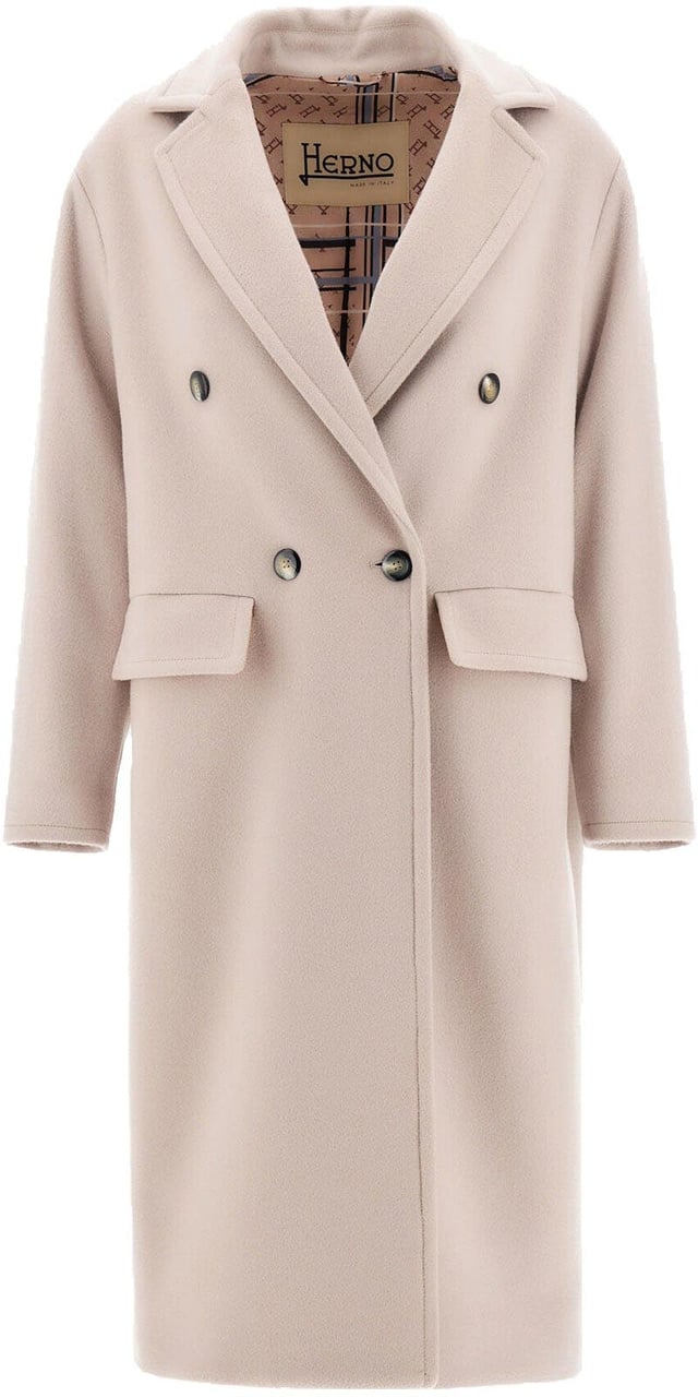 Herno HERNO Double-breast Coat Beige