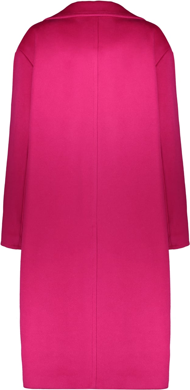 Herno Elegant fuchsia coat with a reversible collar Roze