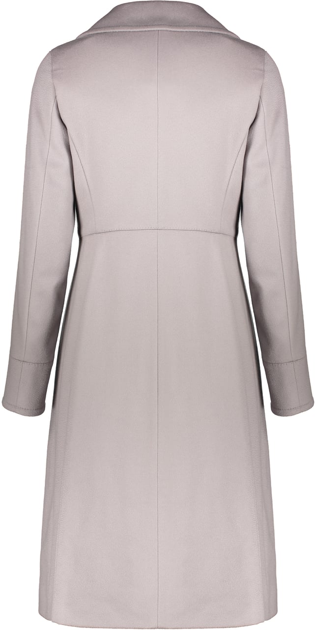 Herno Elegant long gray sophisticated coat Grijs