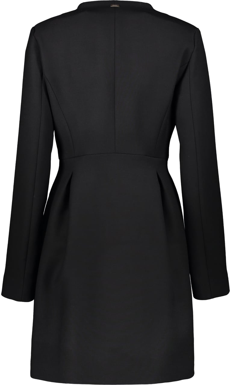 Herno Coat in virgin wool Zwart