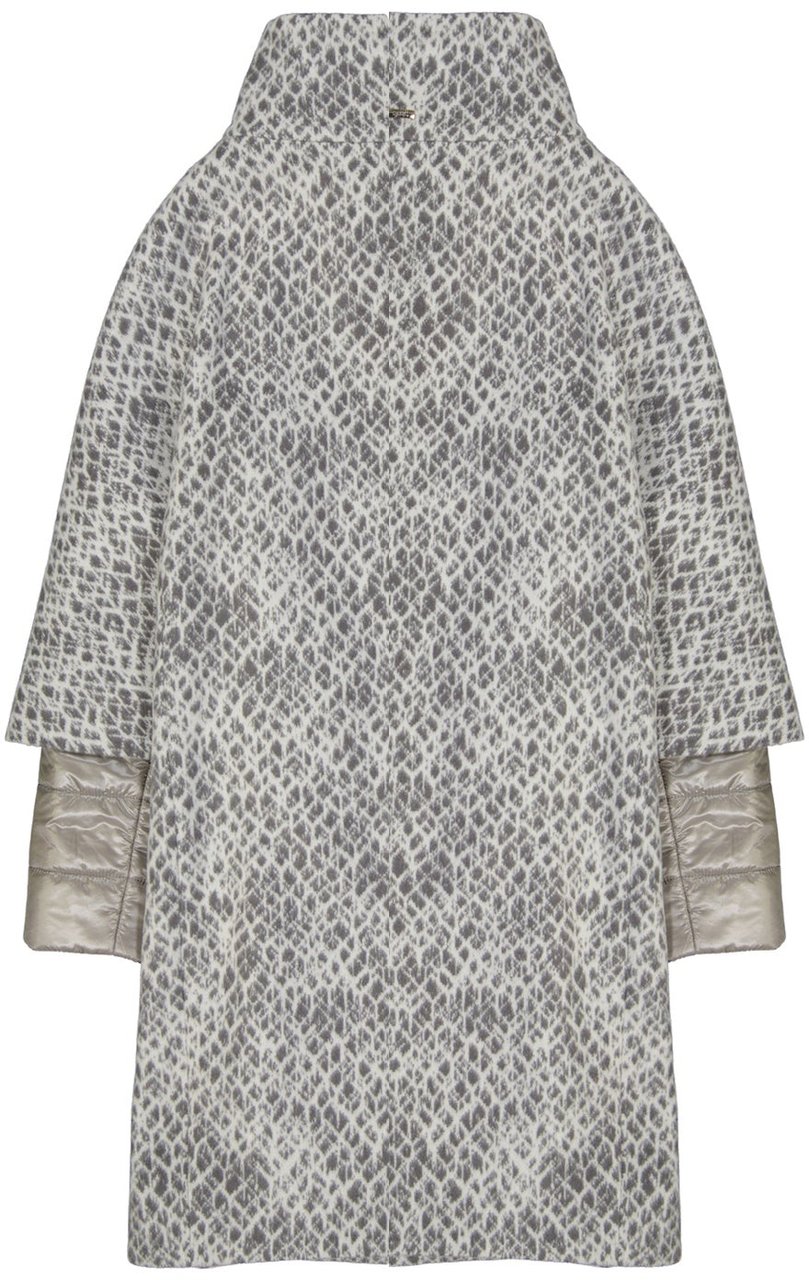 Herno HERNO Cashmere Blend Padded Coat Grijs