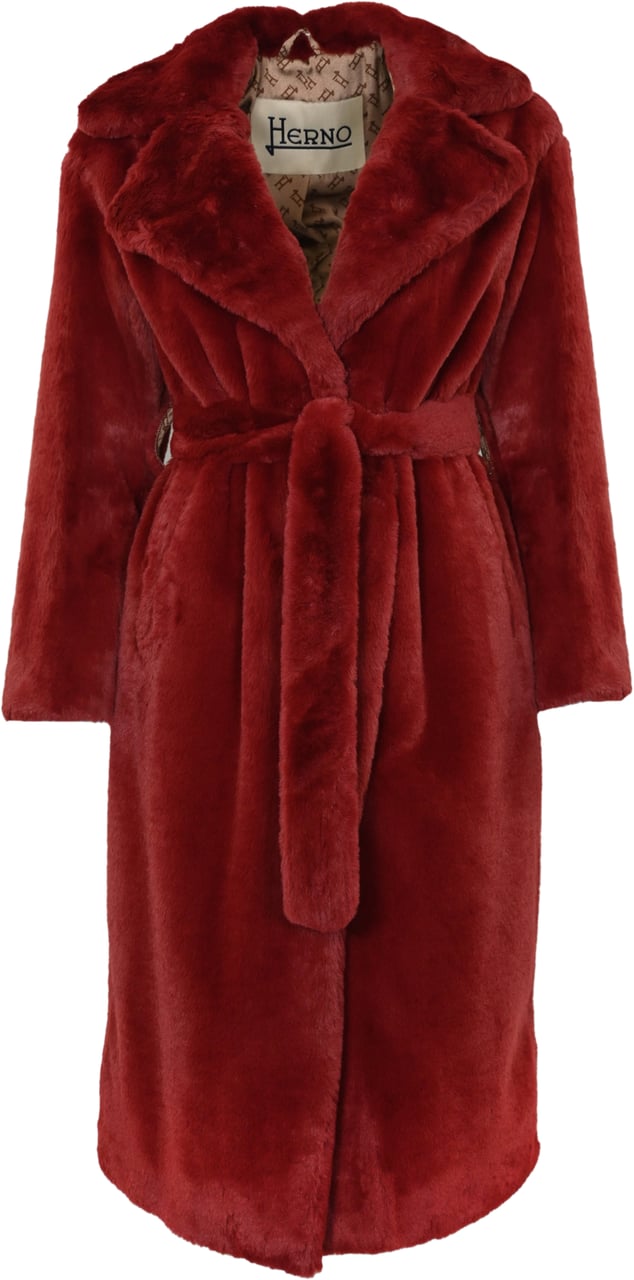 Herno Coats Bordeaux Rood