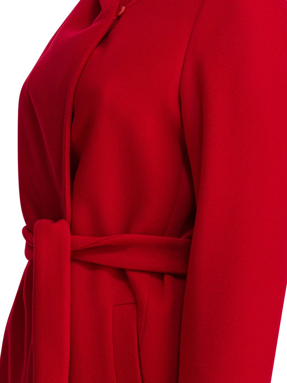 Herno Virgin wool long coat Rood