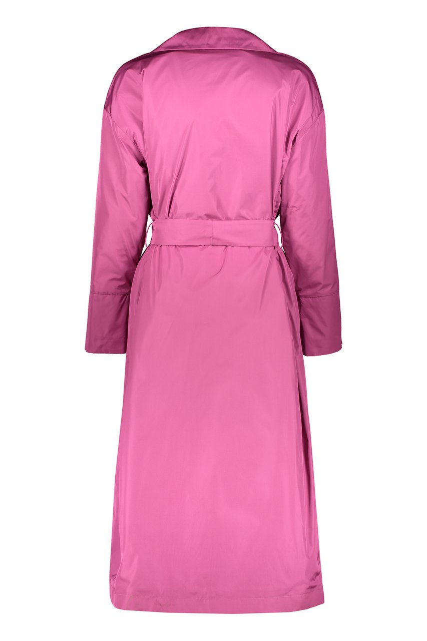 Herno Techno fabric trench coat Roze