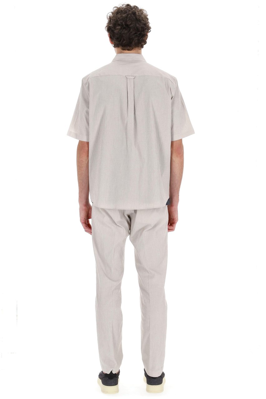 Herno Textured Cotton Shirt Wit