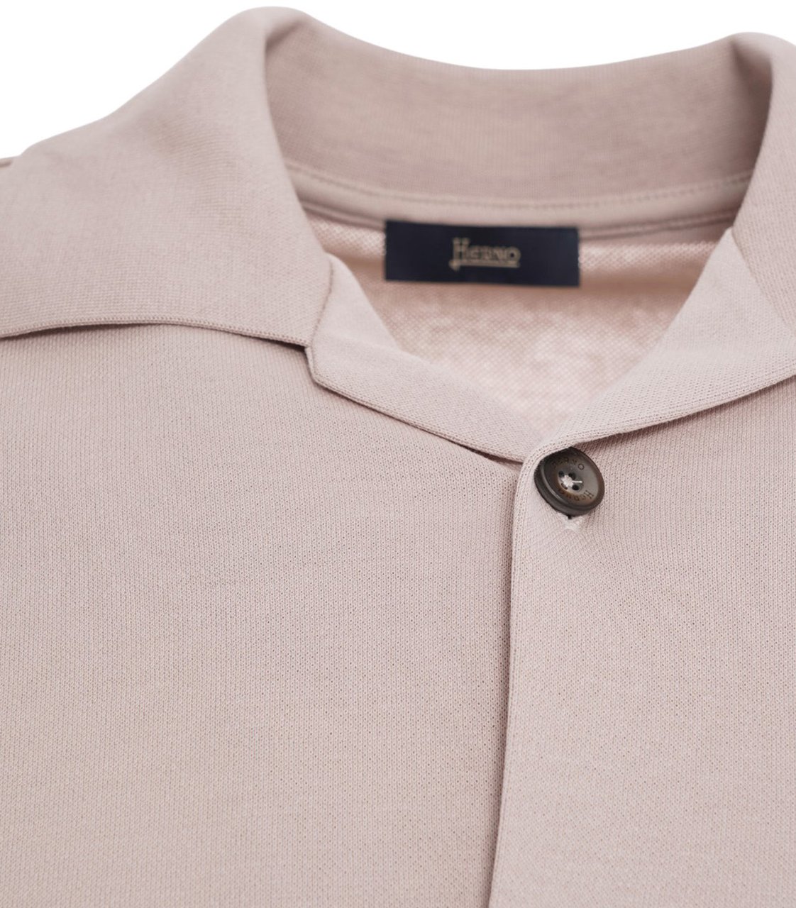 Herno Cotton short sleeve shirt Beige