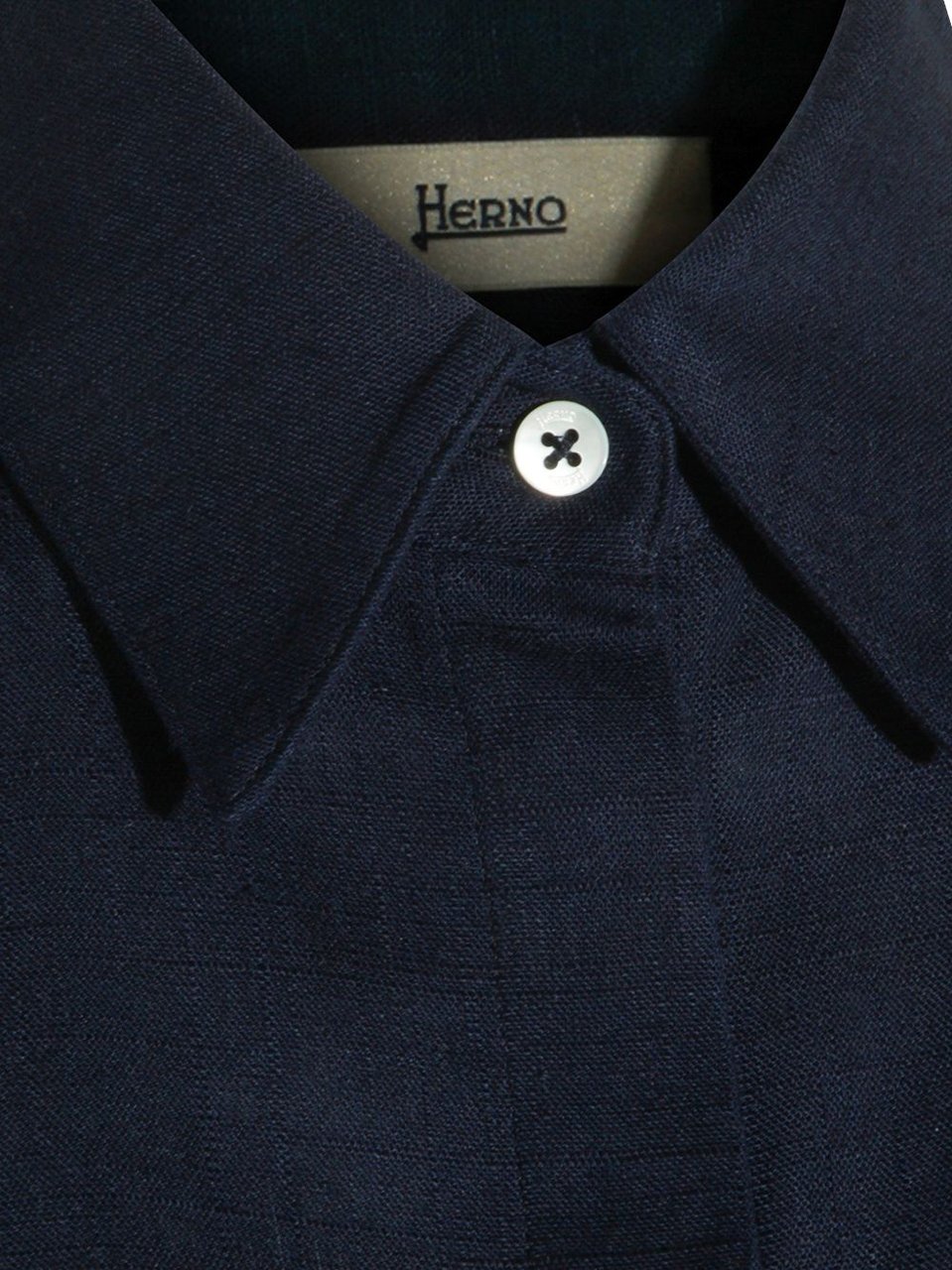 Herno Shirts Blue Blauw