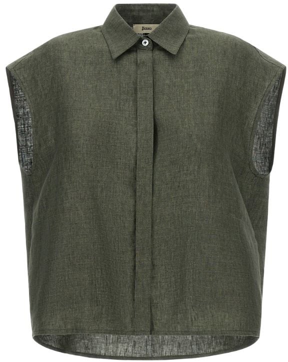 Herno Shirts Green Groen