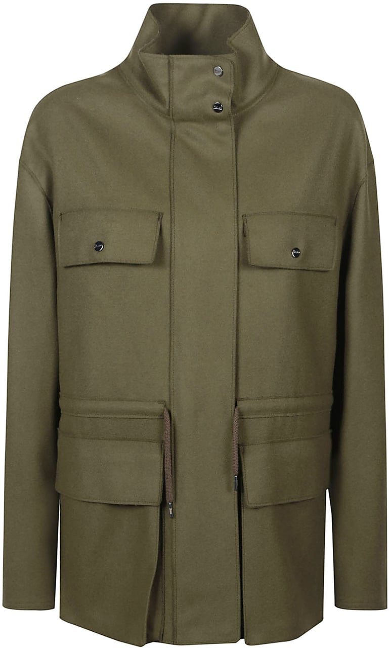 Herno Field Jacket Green Groen