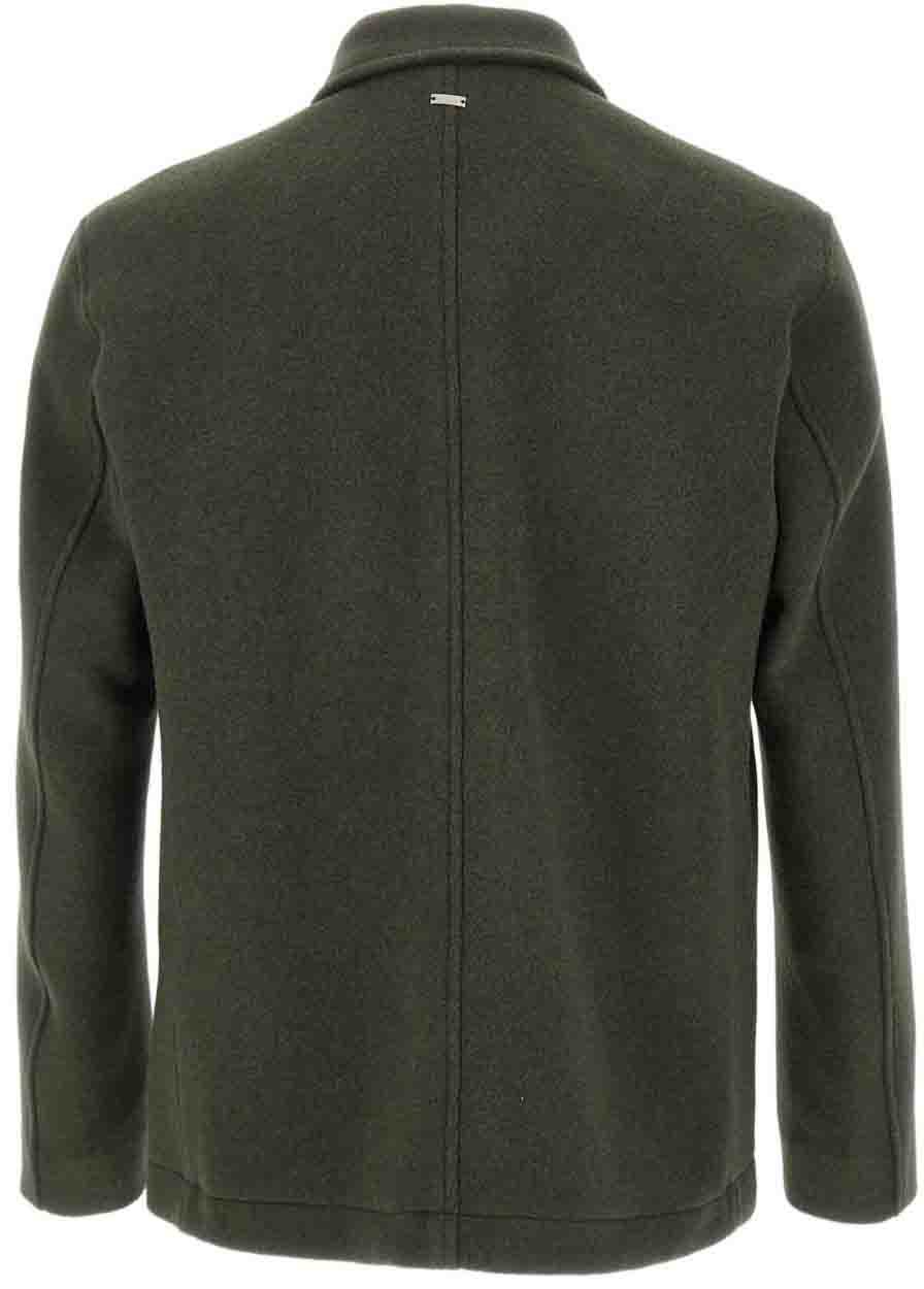 Herno Coats Green Groen