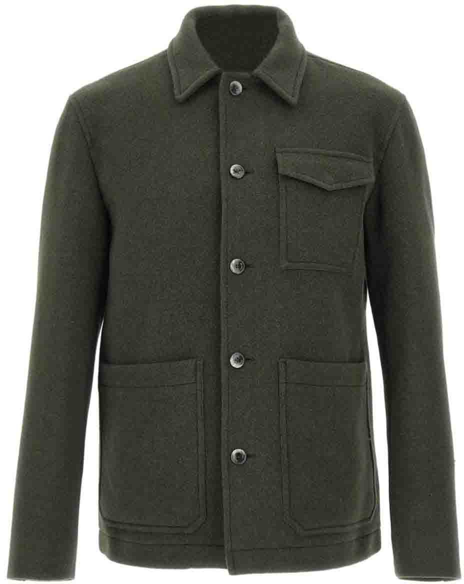 Herno Coats Green Groen