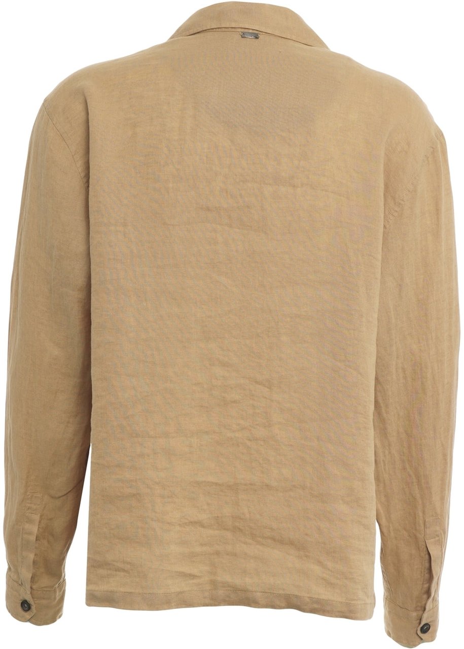 Herno Linen field jacket Beige