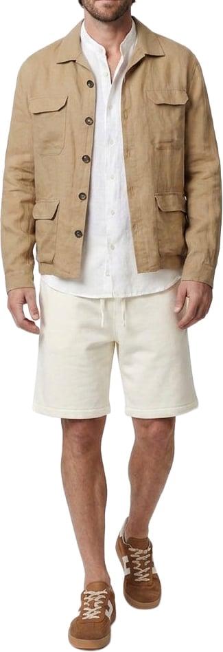 Herno Linen field jacket Beige