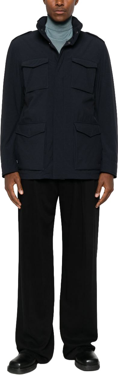 Herno Coats Navy Navy