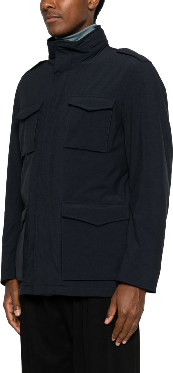 Herno Coats Navy Navy