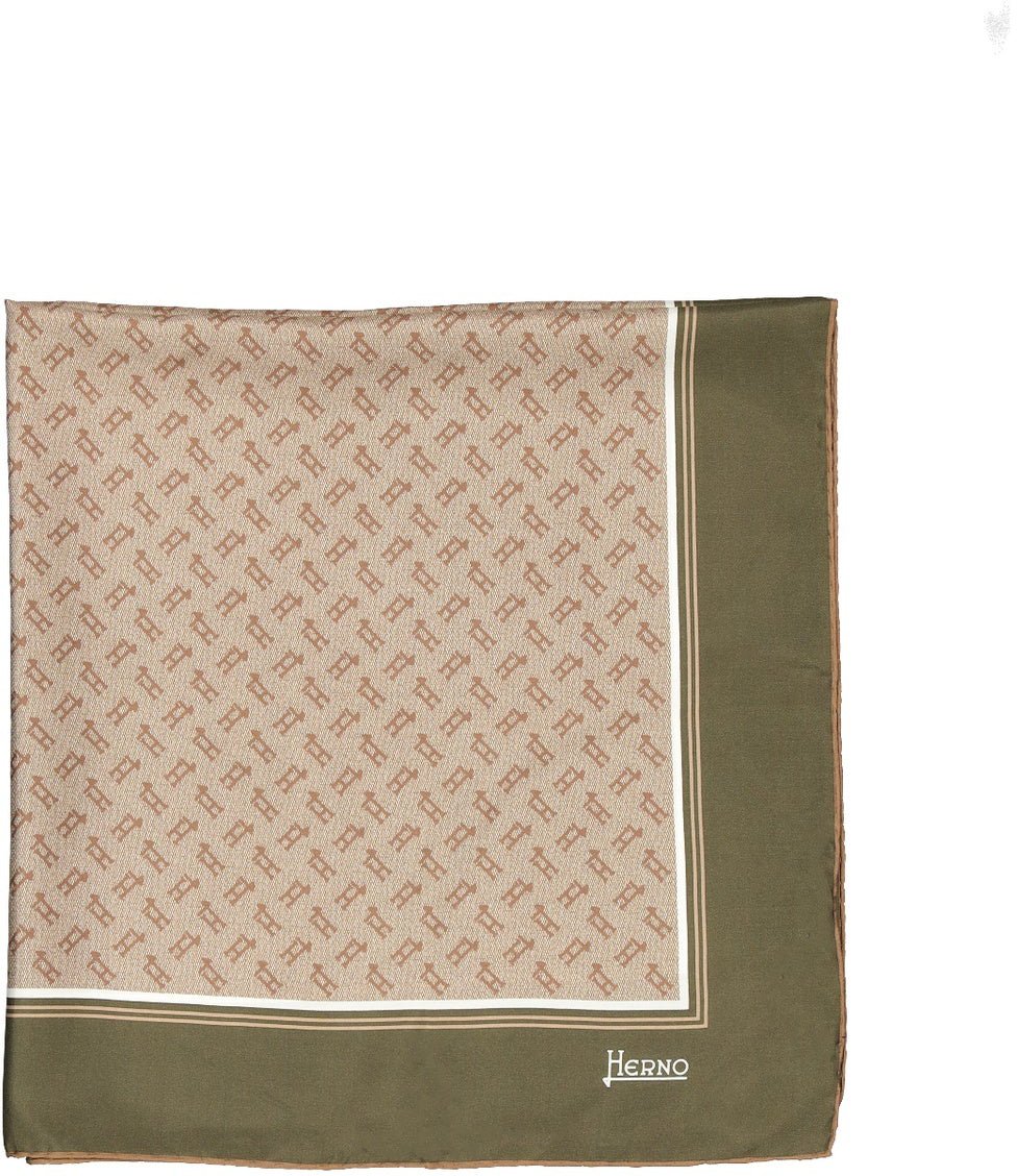 Herno Silk Foulard Beige