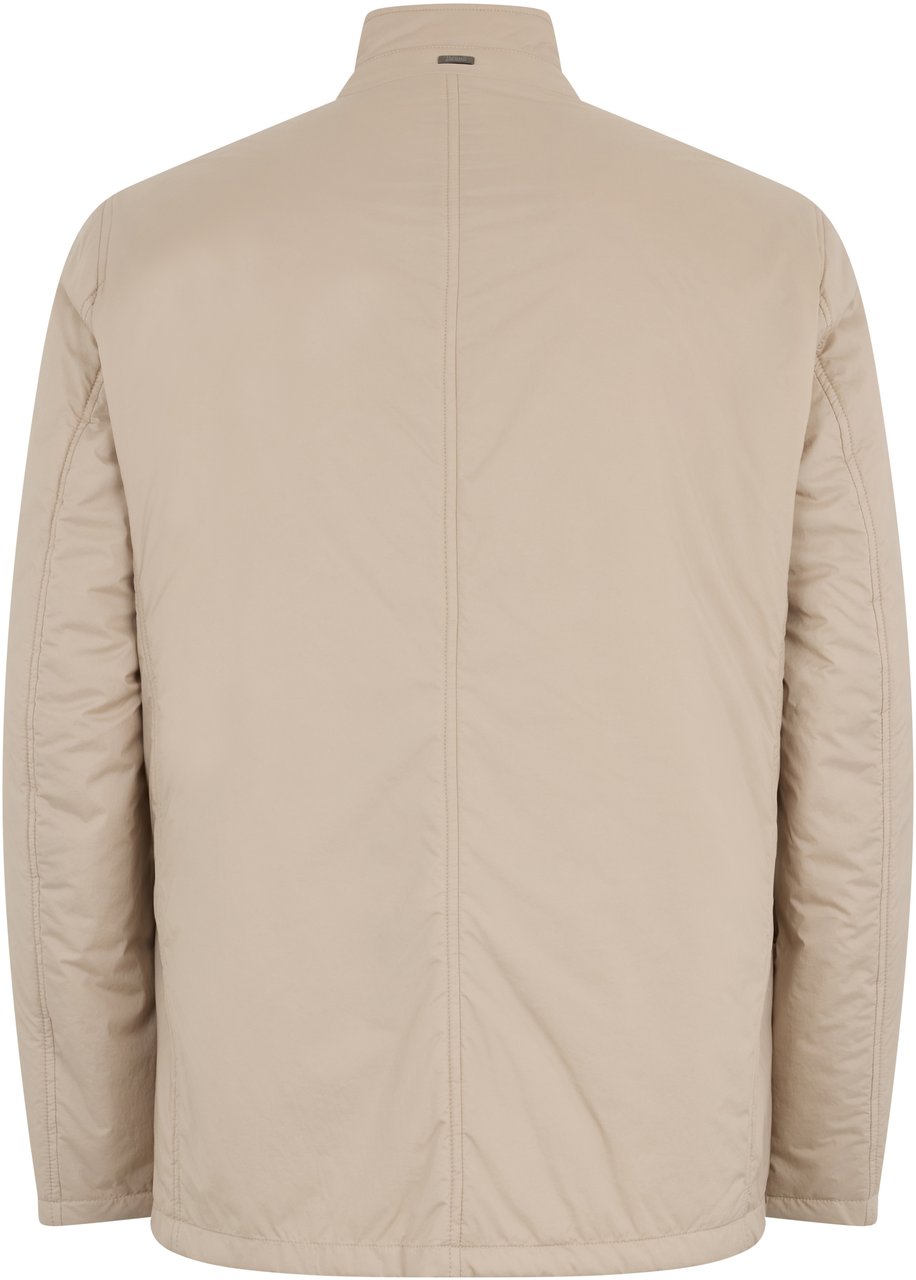 Herno Beige windbreaker with classic design Neutraal
