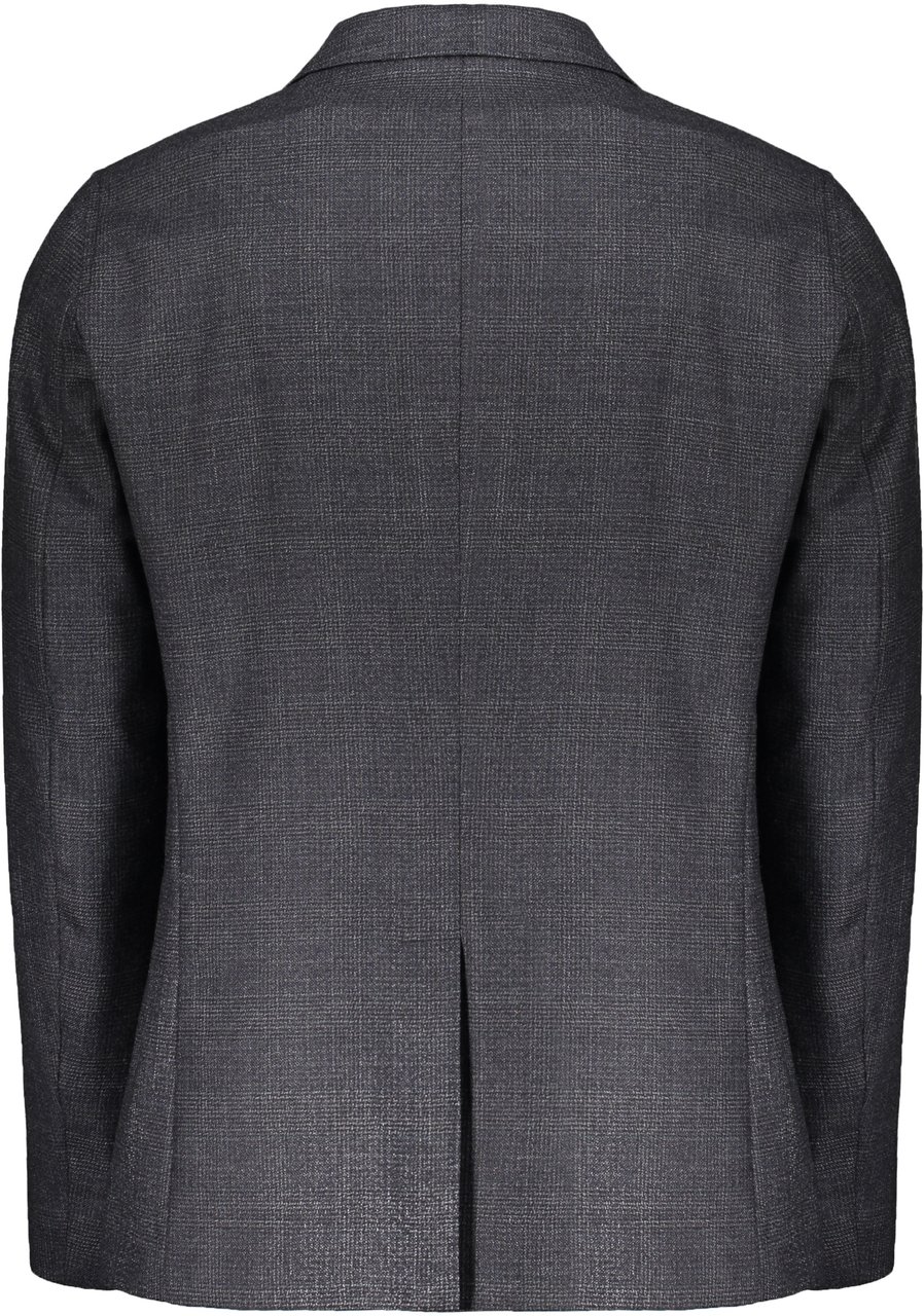 Herno Single-breasted elegant dark gray jacket Blauw