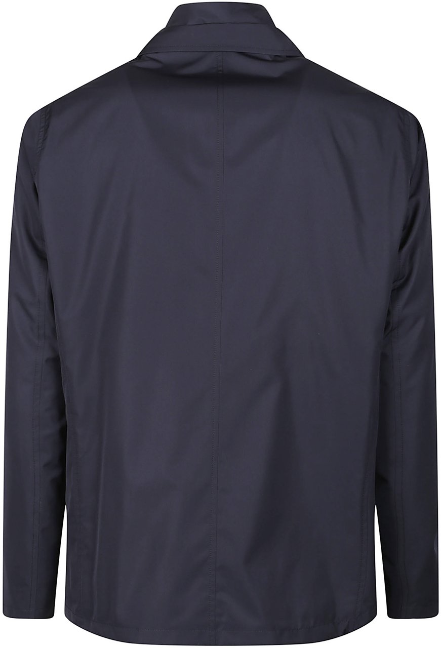 Herno Byron Blazer Down Jacket Blue Blauw