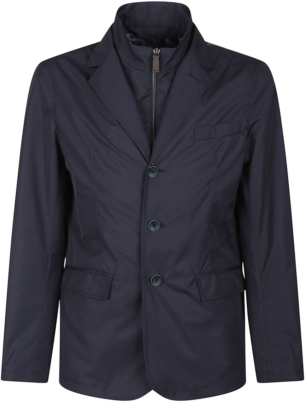 Herno Byron Blazer Down Jacket Blue Blauw