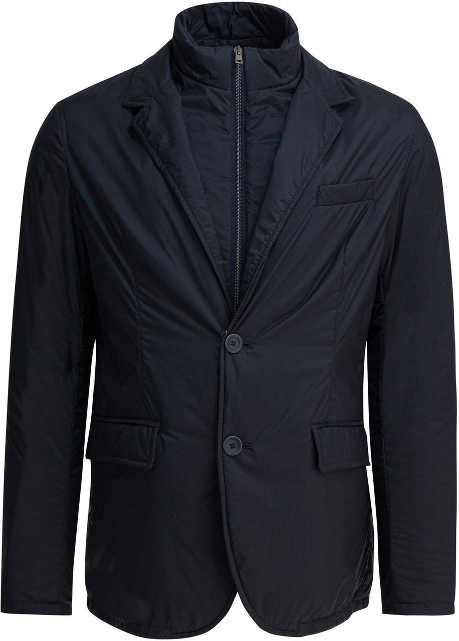 Herno Ecoage blazer Blauw