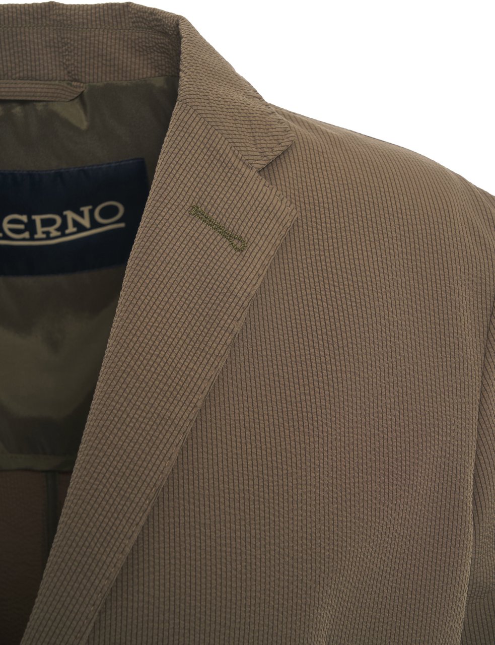 Herno Seersucker blazer Groen