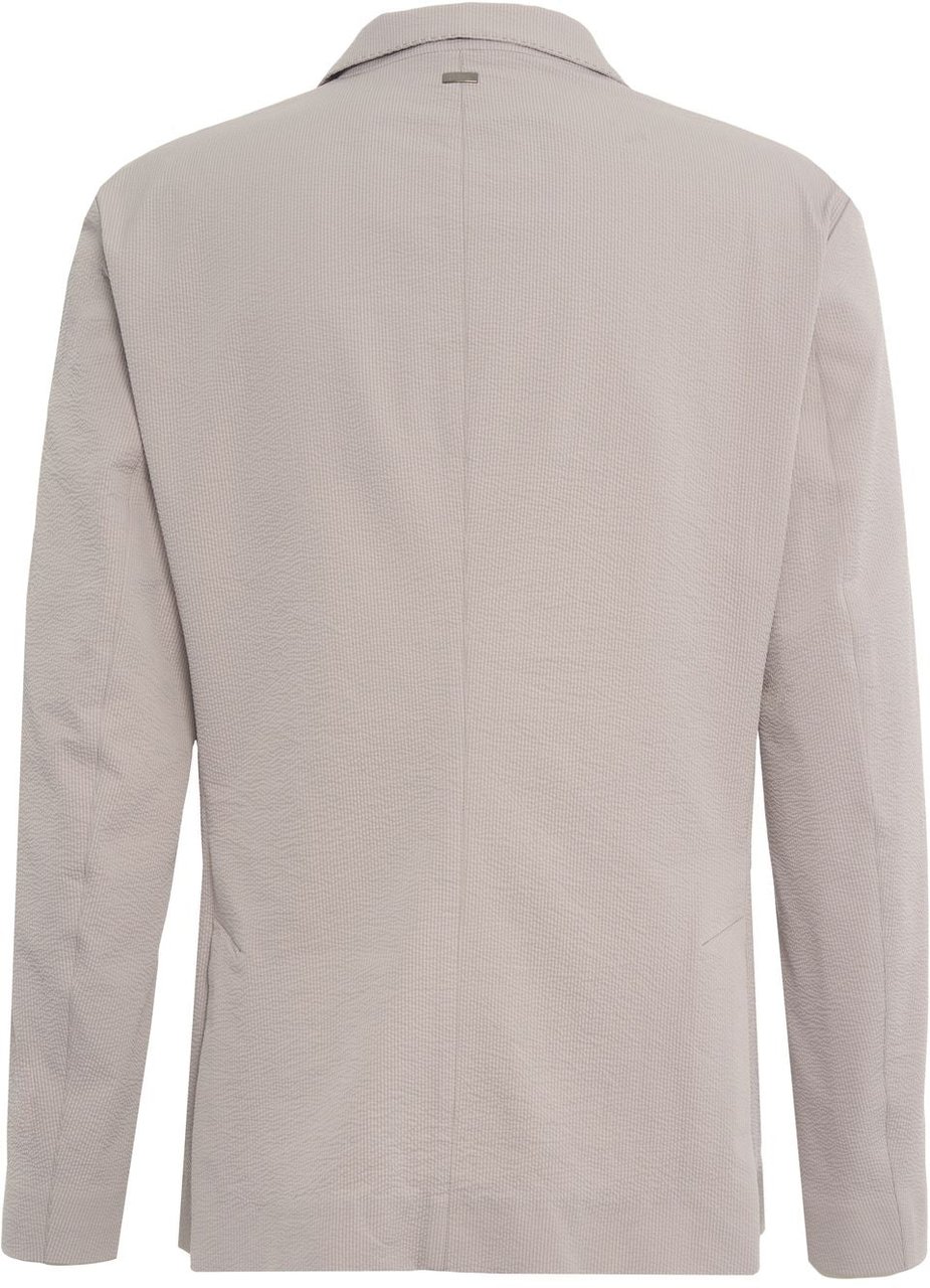 Herno Seersucker blazer Grijs