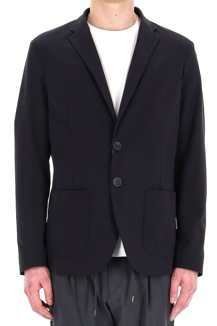 Herno Superlight Embossed Nylon Jacket Zwart