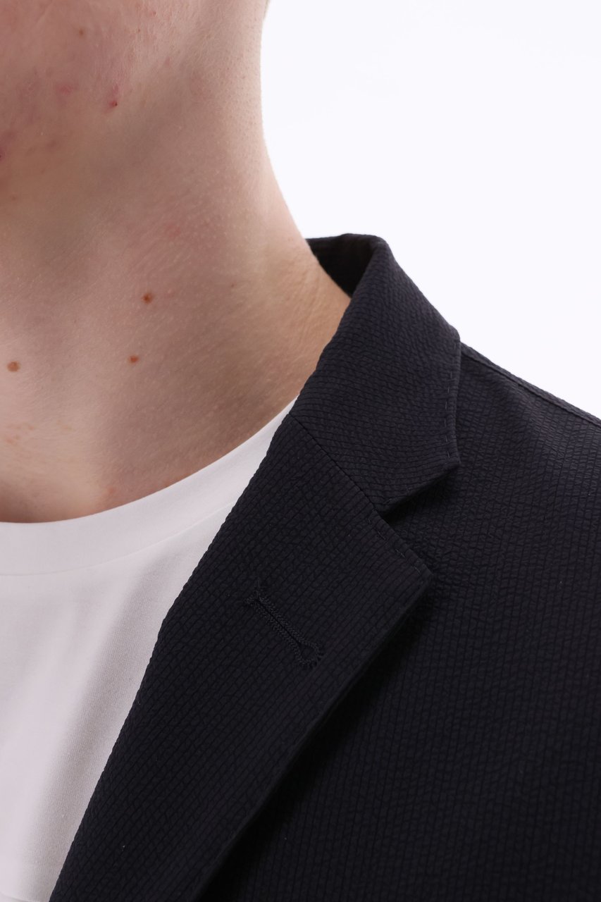 Herno Superlight Embossed Nylon Jacket Zwart