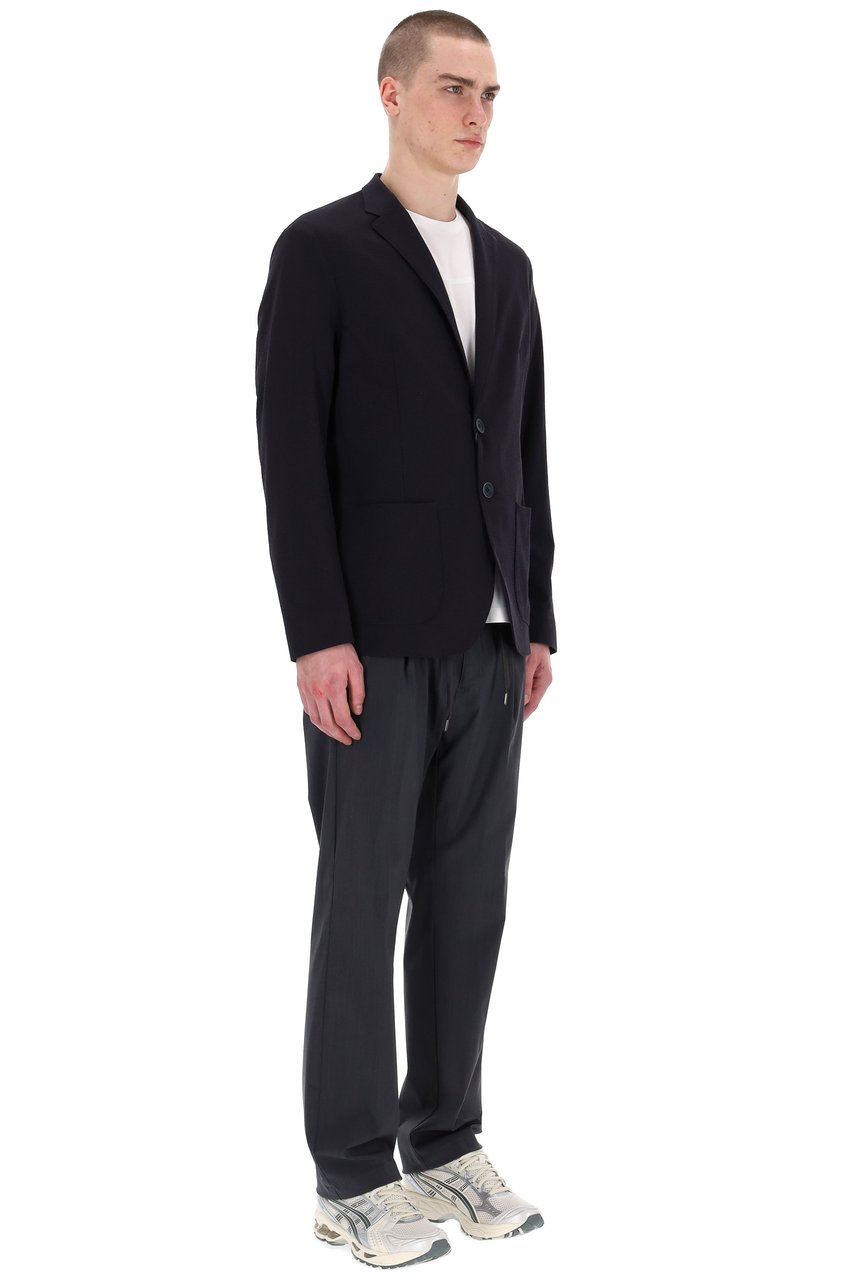 Herno Superlight Embossed Nylon Jacket Zwart