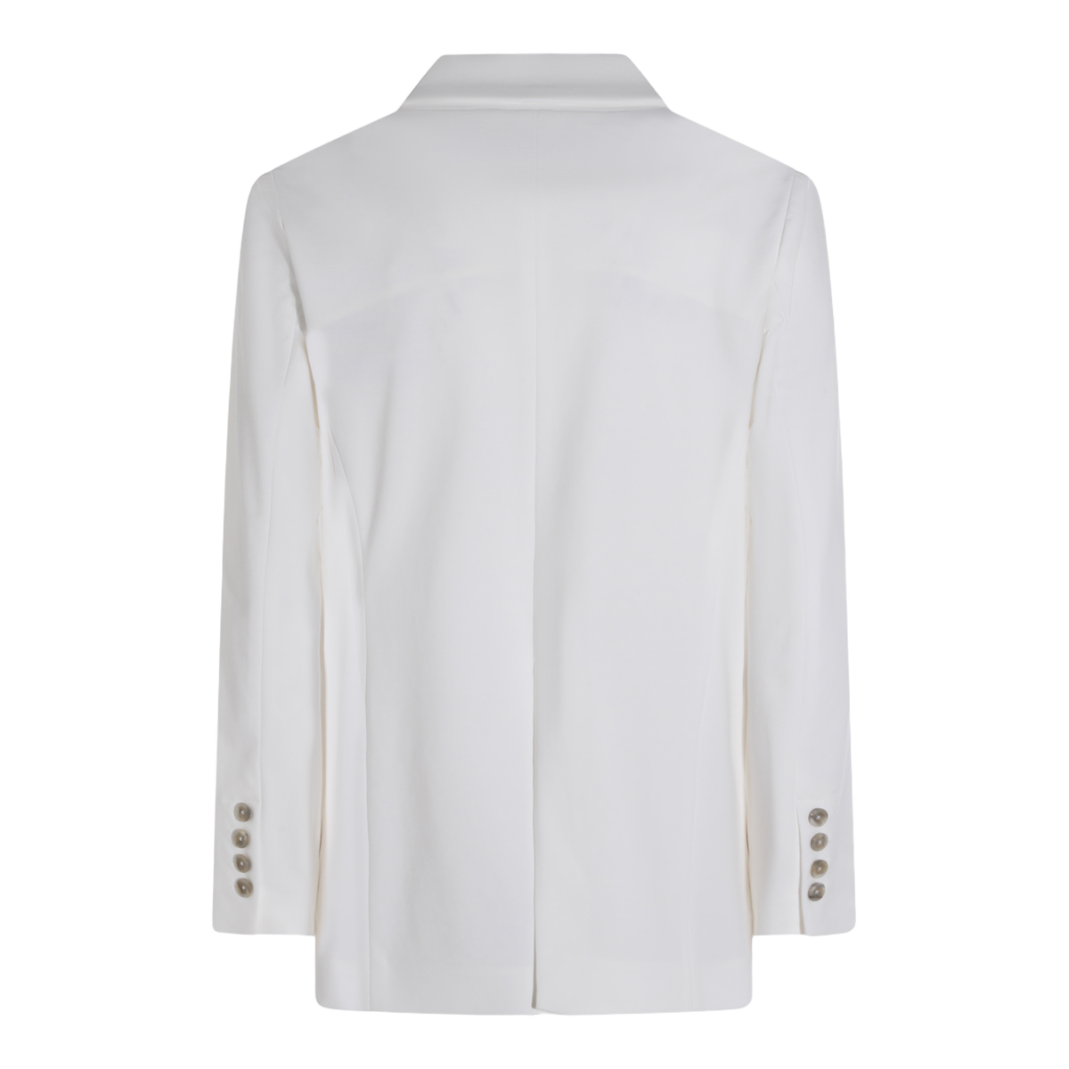 Herno White Jacket with Classic Collar Wit