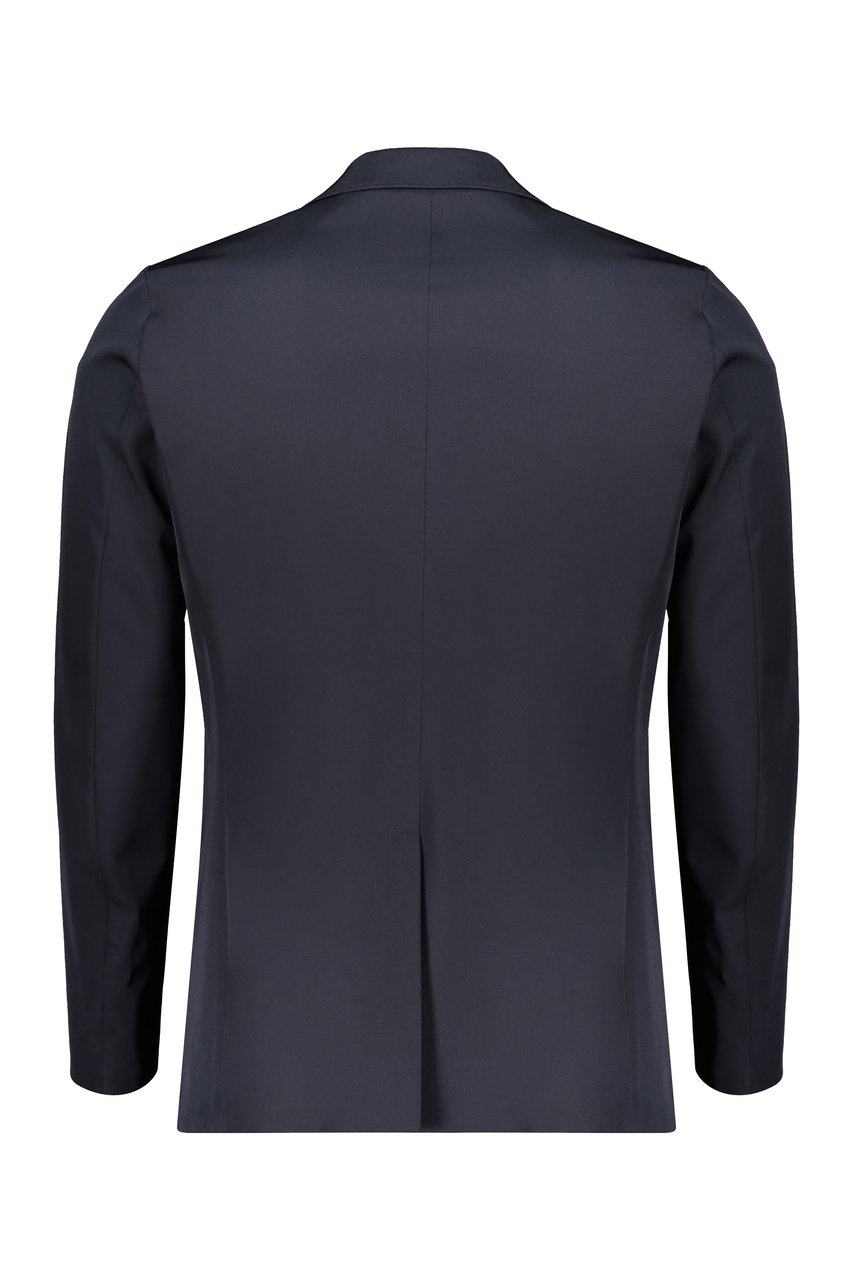 Herno Single-breasted two-button jacket Blauw