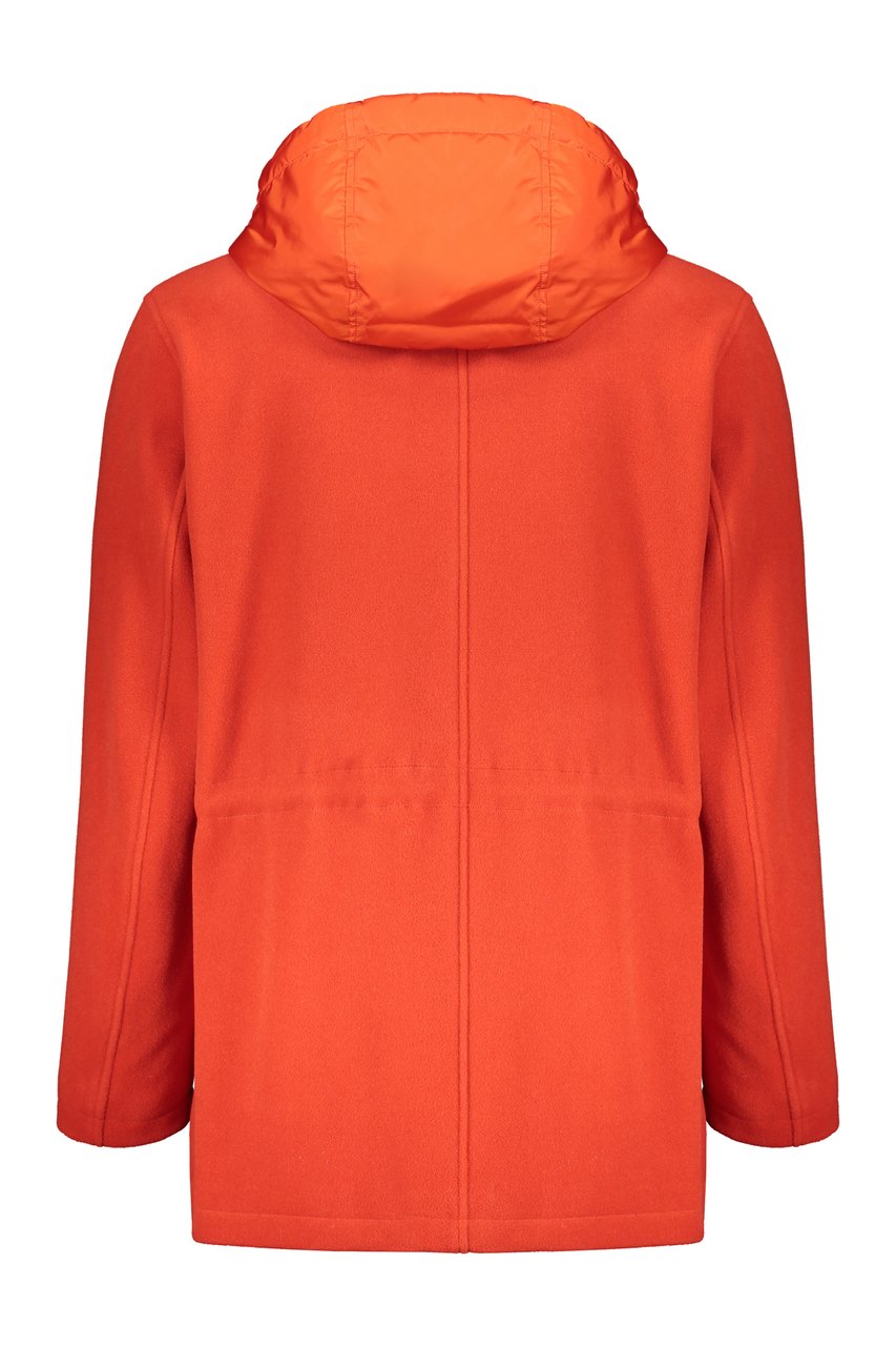 Herno Wool parka Oranje
