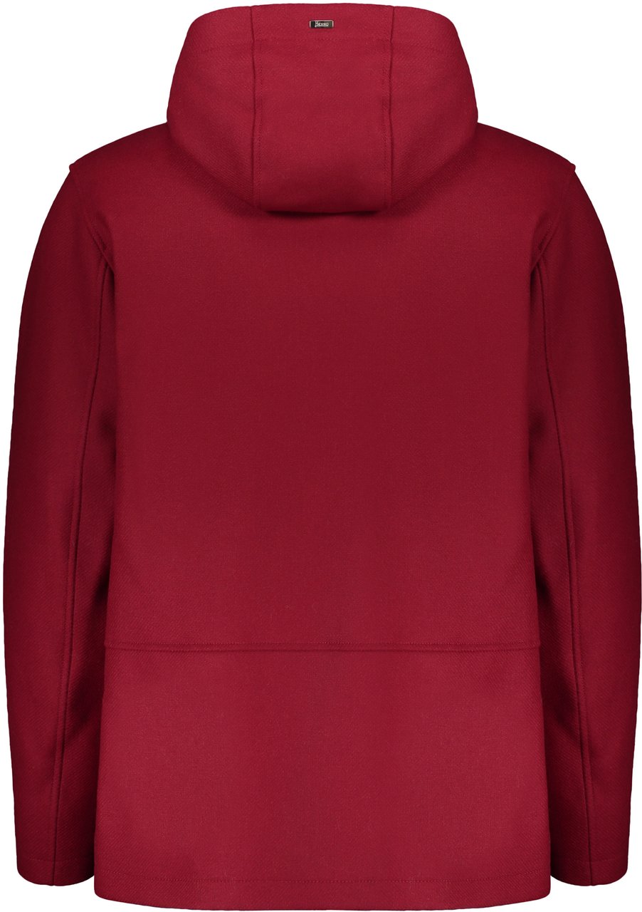 Herno Hooded jacket Rood