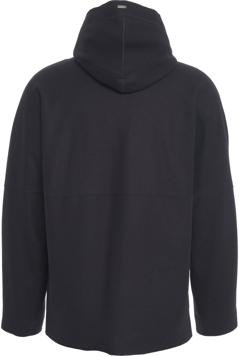 Herno Hooded jacket Blauw