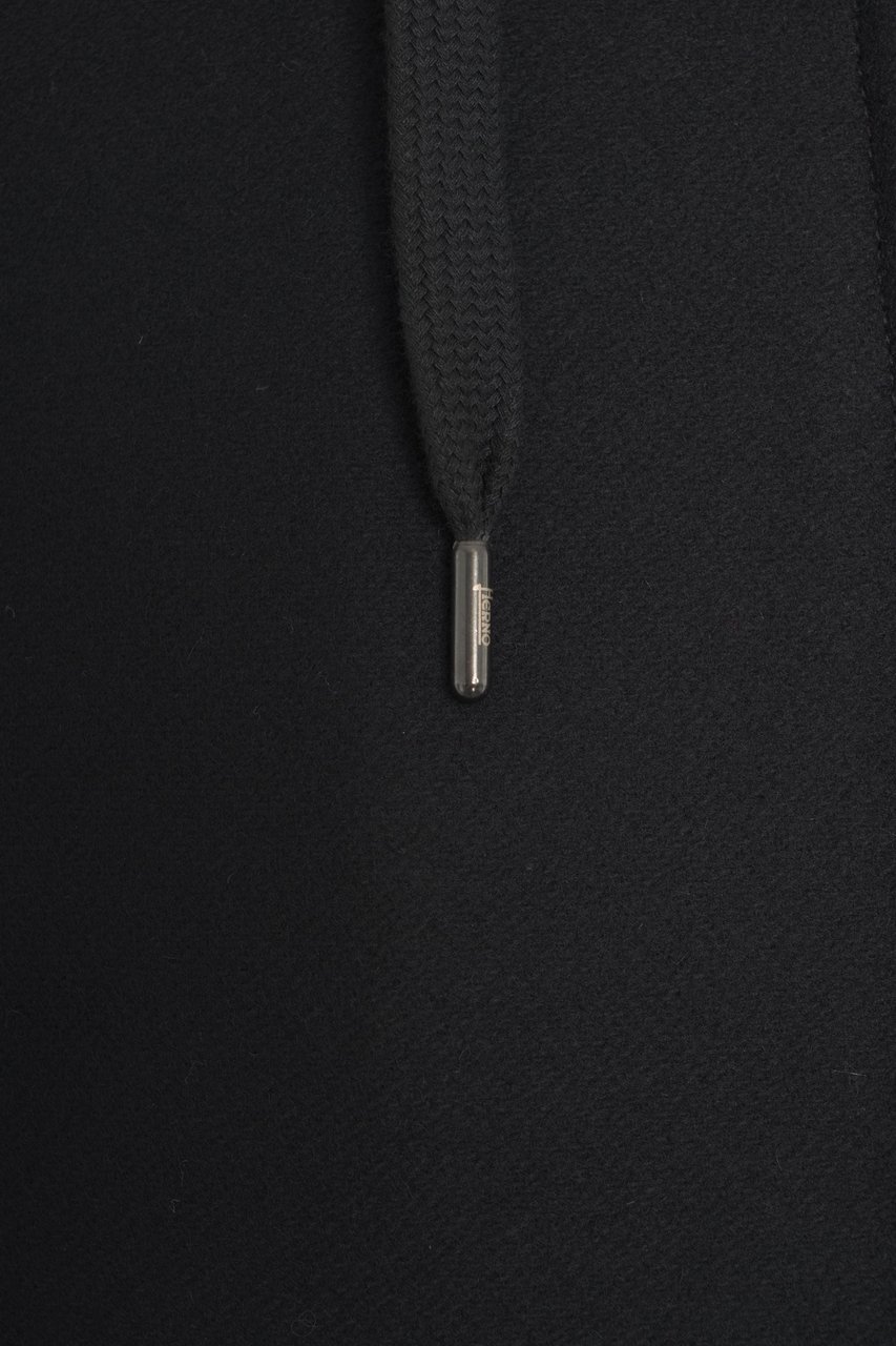 Herno Hooded jacket Zwart