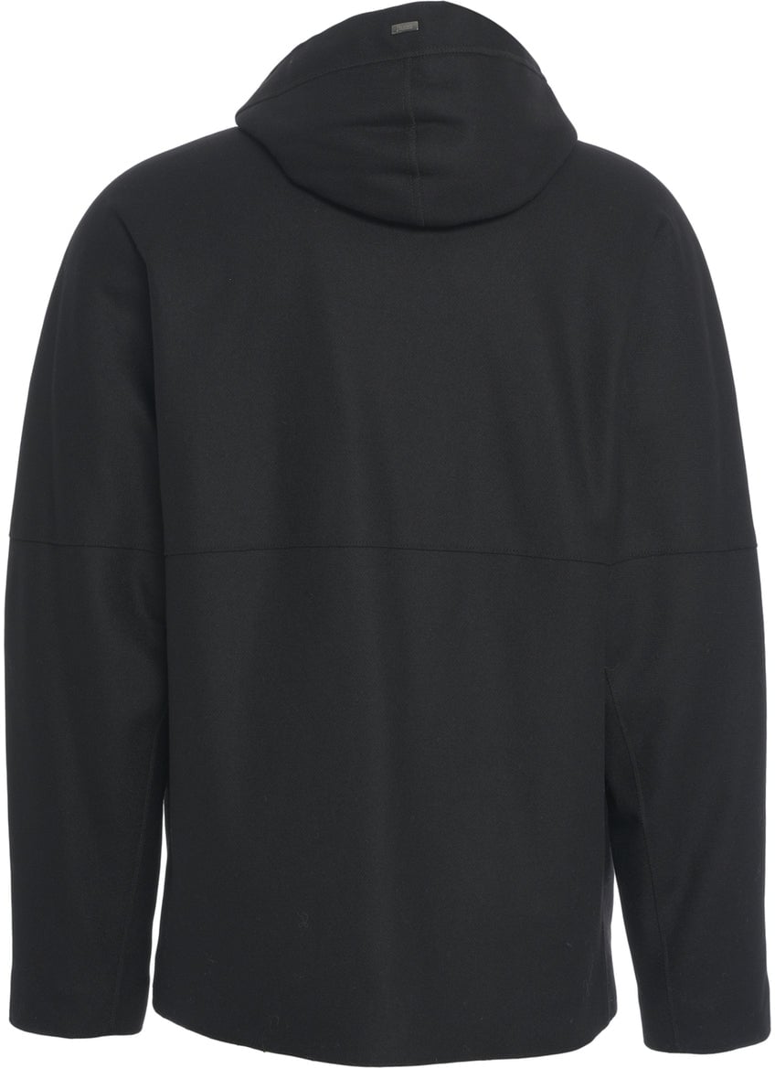 Herno Hooded jacket Zwart