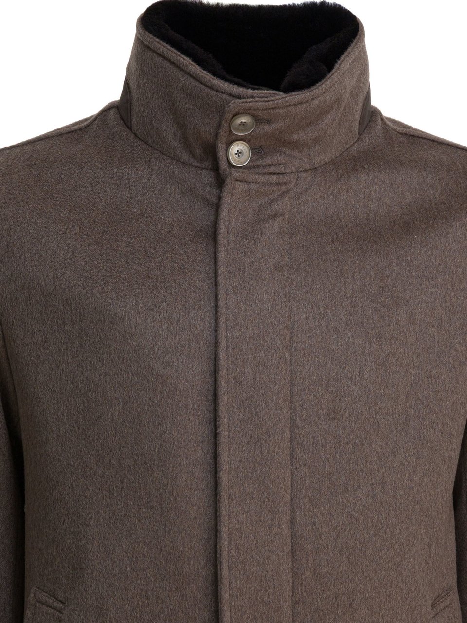 Herno Cashmere coat Bruin