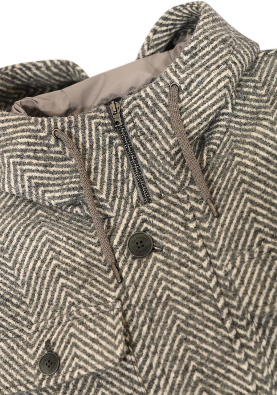 Herno Coats Light Grey Grijs