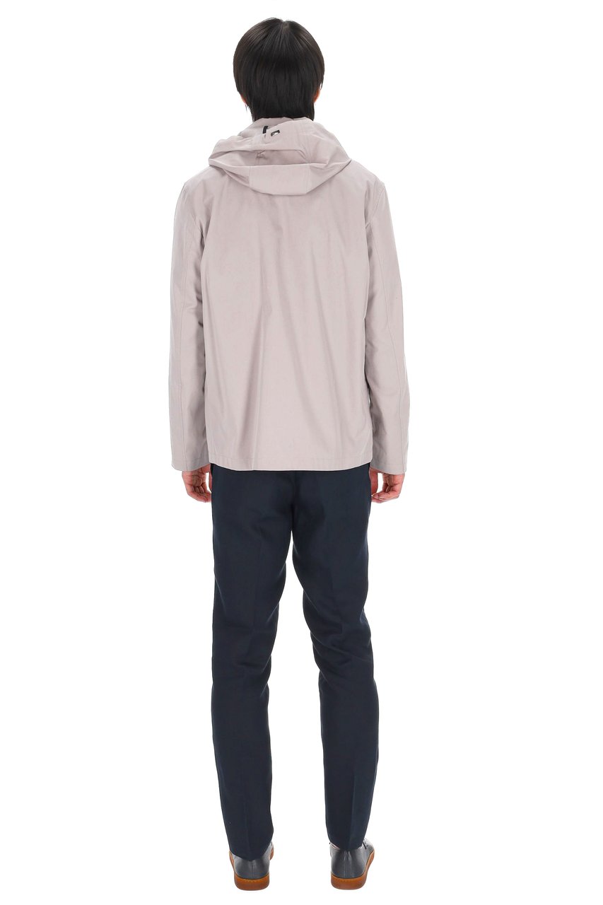 Herno Mastice Cotton Technical Raincoat Neutraal