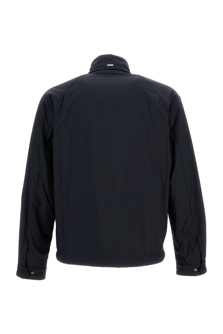Herno Navy Blue Contemporary Short Jacket Blauw