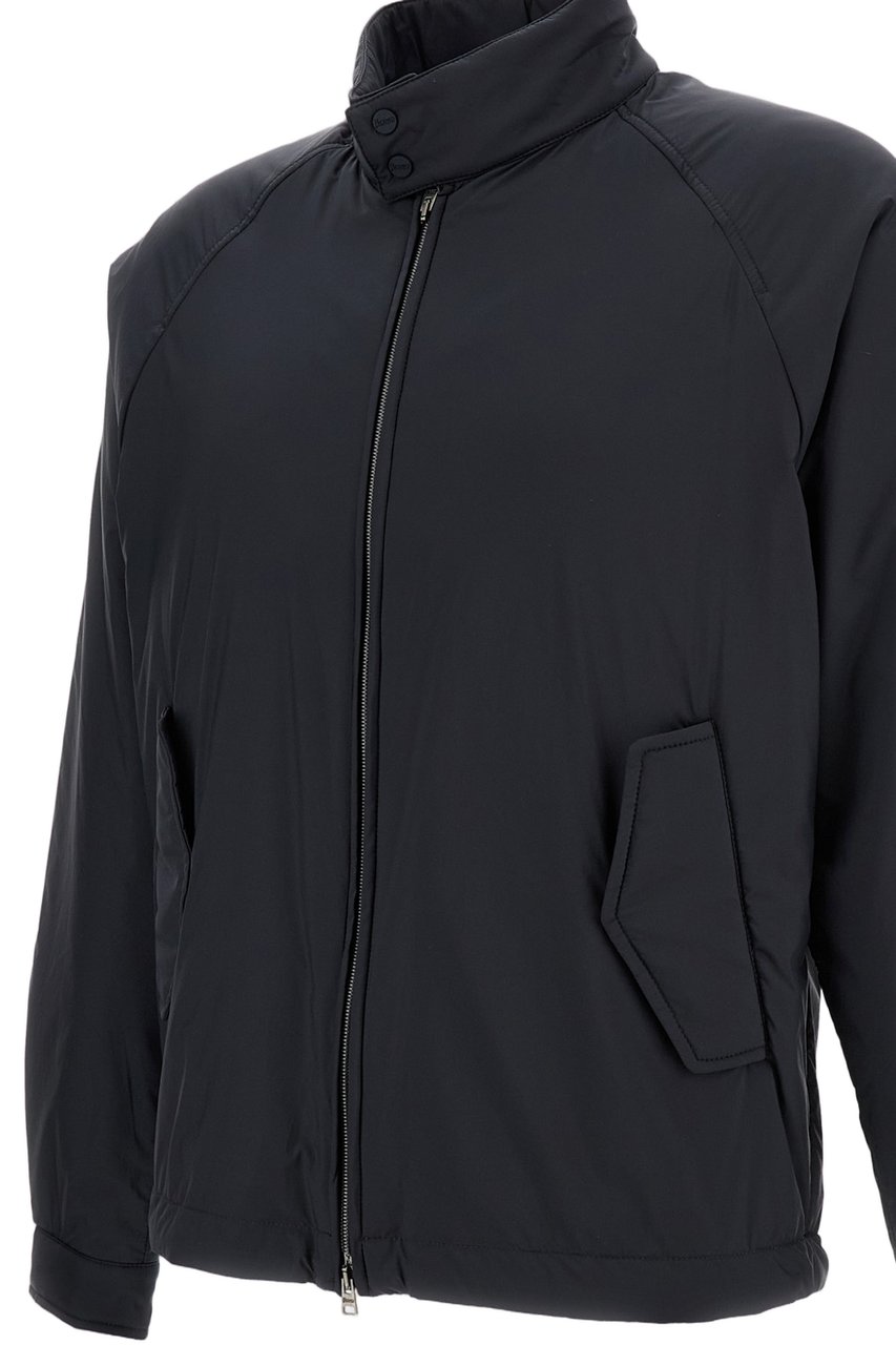 Herno Navy Blue Contemporary Short Jacket Blauw