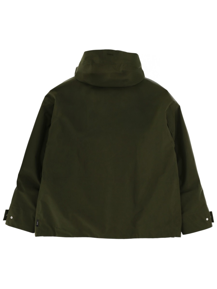 Herno Goretex High Collar Parka Zwart